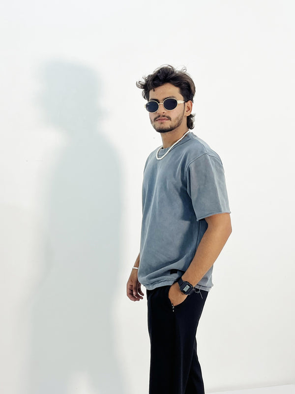 Washed Grey Oversized T-Shirt